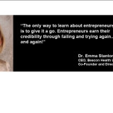 Dr Emma Stanton; Founder of Diagnosis